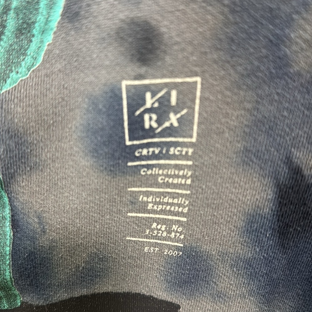 Lira unisex Tie-Dye Hoodie with cactus graphic - Picture 3 of 5